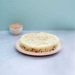 Pastel de pollo y papa con sorpresa de queso