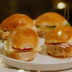 Chip con jamón y queso